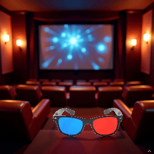 4Pcs Red and Blue 3D Glasses Universal TV Movie Dimensional Video Frame 3D Glasses DVD Game Glass 3D Style Glasses for 3D Movies Games,3D Viewing Glasses,Light Simple Design,Accessories