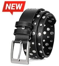 BELTROAD Rhinestone Belt Goth Bling Belts for Women and Men Western Cowboy Cowgirl Belts for Jeans, Halloween Belt