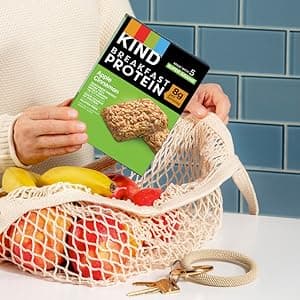 KIND Breakfast Protein Bars, Almond Butter, Healthy Snacks, Gluten Free, 8g Protein, 6 Count