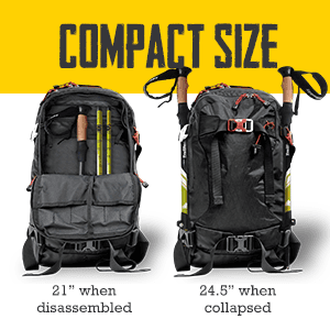 TrailBuddy Trekking Poles – Lightweight 7075 Aluminum Hiking Poles for Women, Men & Seniors – Collapsible Walking Sticks for Travel, Trails & Balance