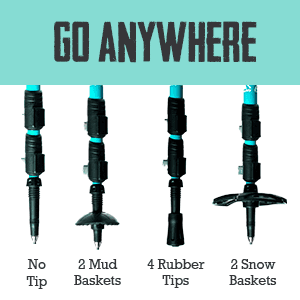 TrailBuddy Trekking Poles – Lightweight 7075 Aluminum Hiking Poles for Women, Men & Seniors – Collapsible Walking Sticks for Travel, Trails & Balance