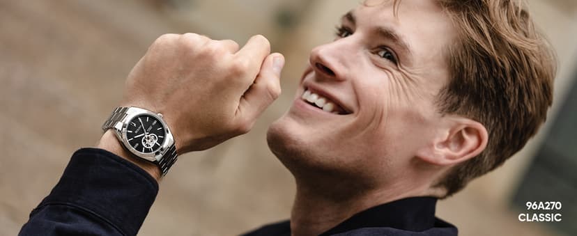 Bulova Men's Marine Star 'Series A' Automatic Watch with Orange Silicone Strap Style: 98A226