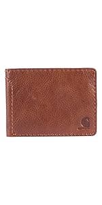 Carhartt Men's Durable Oil Tan Leather Wallets, Available in Multiple Styles