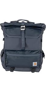 Carhartt 25L Classic Laptop Backpack, Durable Water-Resistant Pack W/ 15" Laptop Sleeve and Multiple Organizational Compartments, PFAS Free, Black