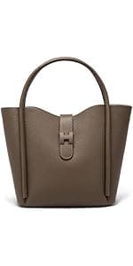 hedexe Genuine Leather Tote Bag for Women: Soft Cowhide Shoulder Handbags for Ladies - Satchel Purse for Travel Work(Large)