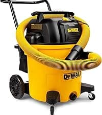 DEWALT DXV06PZ 4 Peak HP Shop Vacuums Wet/Dry, 6 Gallon Poly Wet/Dry Vac, Heavy-Duty Shop Vacuum with Blower Function Yellow+Black