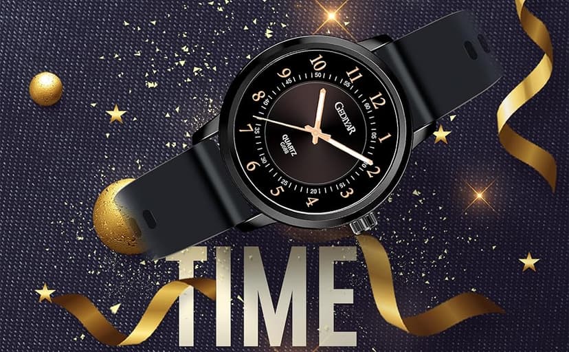 GEDIYAR Waterproof Rose Gold Watches for Women Ladies Easy Reader Quartz Analog Watches for Nurse Medical Professionals Students Women