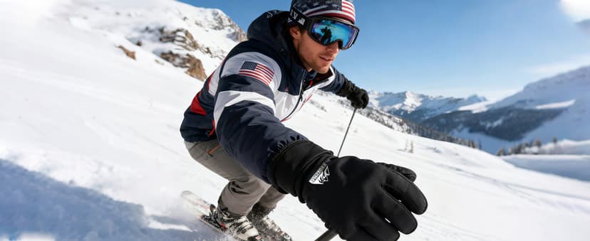 Bruvoalon Winter Gloves for Women & Men, 3M Thermal Insulation, Lycra Fabric, Touchscreen, Anti-Slip