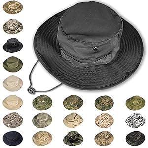 ZOORON Sun Hats for Men Women Bucket Hat UPF 50+ Boonie Hat Foldable UV Protection Hiking Beach Fishing Summer Safari