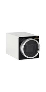 MOZSLY Watch Winder for Single Automatic Watches with Quiet Motor 12 Rotation Mode Setting Leather