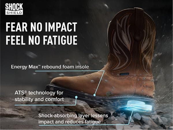 Ariat Men's Groundbreaker Wide Square Toe Steel Toe Work Boot