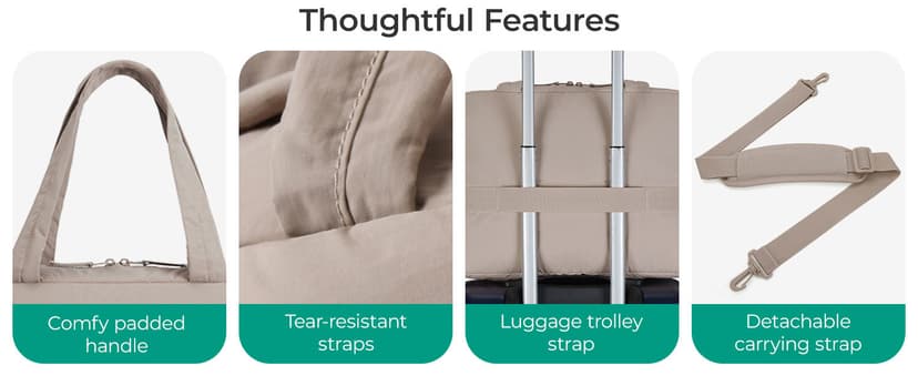 BAGSMART Gym Bag for Women, Duffle Bag for Travel with Wet Pocket, Lightweight Carry on Weekender Duffel, Water Resistant