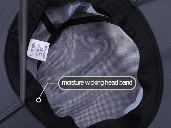 Sireck Fishing Hat, UPF50+ Wide Brim Sun Hat for Men Women, UV Protection Hiking Beach Bucket Hats Summer Safari Hat