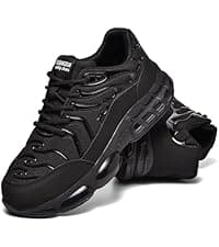 GUBANGDUN Steel Toe Work Boots for Men Slip Resistant Welding Work Boots Slip-on Safety Shoes for Industrial Construction