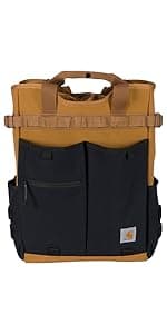 Carhartt 25L Classic Laptop Backpack, Durable Water-Resistant Pack W/ 15" Laptop Sleeve and Multiple Organizational Compartments, PFAS Free, Black