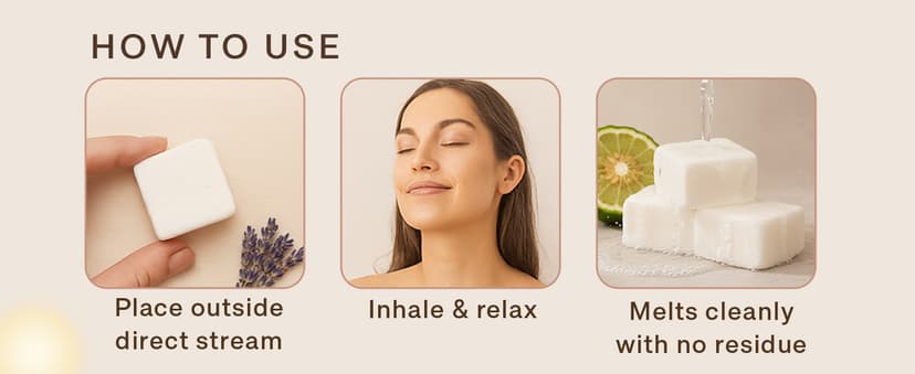 Lavender Shower Steamers Aromatherapy – USA Made with Bergamot Essential Oil, Valentines Day Gifts for Her, Large Shower Tablets for Women & Men, Stress Relief & Relaxing Calming Pamper Gifts