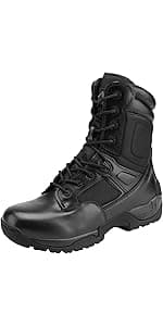 NORTIV 8 Men's Lightweight Military Tactical Work Boots Outdoor Hiking Motorcycle Combat Boots