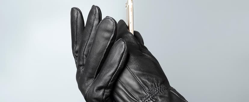 REED Men's Genuine Leather Warm Lined Driving Gloves - Touchscreen Texting Compatible