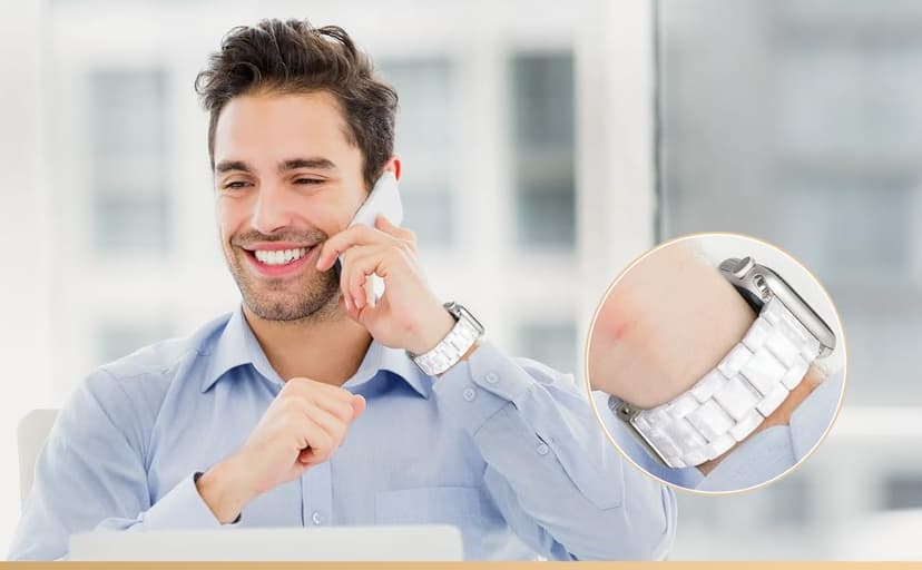 Lightweight Resin Band For Apple Watch Series 11 10 SE 9 8 7 6 5 4 3 2 1 Ultra 3 2, Fashion Adjustable Replacement Strap for iWatch Bands 38mm 40mm 41mm 42mm 44mm 45mm 46mm 49mm for Women Men