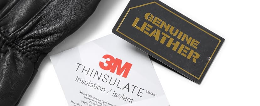 REED Men's Genuine Leather Warm Lined Driving Gloves - Touchscreen Texting Compatible