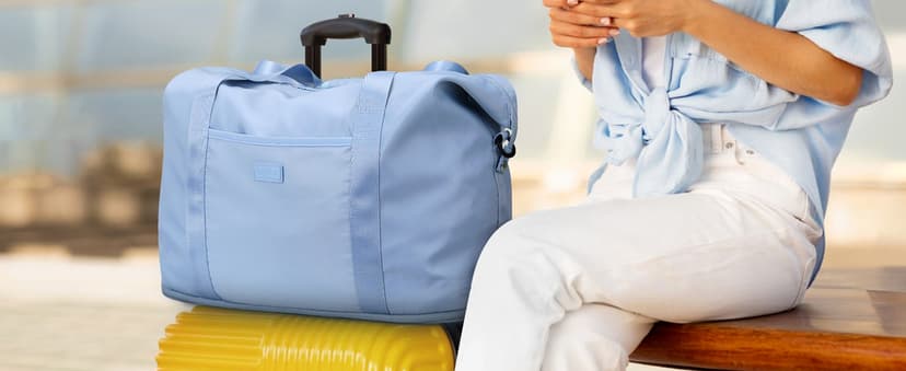 Capolo Expandable Travel Duffle Bags Weekender Overnight Bags for Women Men Hospital Bag for Women Labor Delivery with Toiletry Bag Waterproof