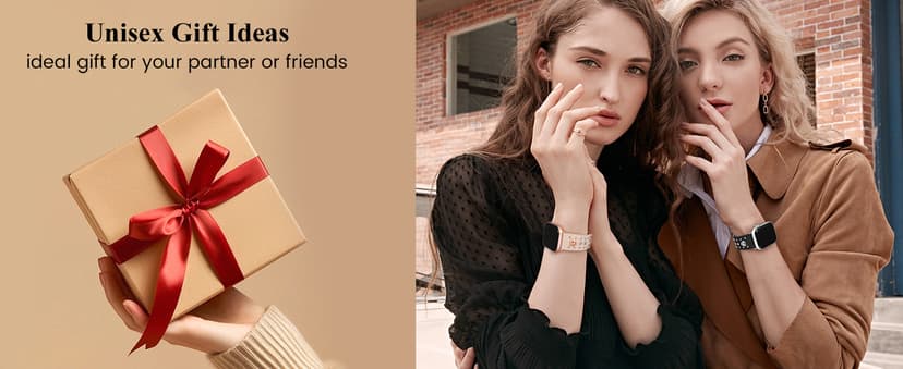 Wearlizer Leather Band Compatible with Apple Watch Bands Women 42/46/38/40/41/44/45/49mm, Dressy Fancy Designer Pretty Heart Charms Studded Strap for iWatch Series 11 10 9 8 7 6 5 4 SE/Ultra 3 2 1