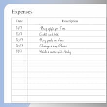 2026 Planner - Weekly and Monthly Planner, Jan 2026 - Dec 2026, Holidays, Contacts and Notes Pages, Vegan Leather Cover, Elastic Closure, 5.5”x8.25”, Grey