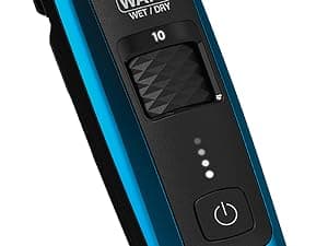 Wahl Manscaper® Total Body Grooming and Your Hair Down There Rechargeable Deluxe Hair Trimmer and Shaver with Safe-Touch Detachable Stainless Steel Precision Blades - Model 5708