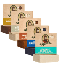 Dr. Squatch 2025 Holiday Bundle - Men's Natural 4 Soap and 4 Deodorant Gift Set - Cold Process Soap with No Harsh Chemicals + Odor-Squatching, Aluminum Free Deodorant