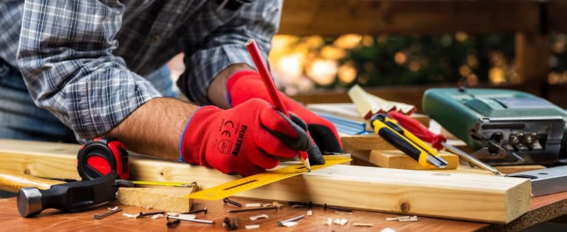 Safety Work Gloves PU Coated-12 Pairs,Red Seamless Knit Glove with Polyurethane Coated Smooth Grip on Palm & Fingers, for Men and Women, Ideal for General Duty Work (Large)