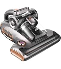 JIGOO Bed Vacuum Cleaner with Dust Sensor, Mattress Vacuum Cleaner with UV & Ultrasonic and High Heating, 13Kpa Suction 500W Powerful Double-Cup Handheld Vacuums (J300, Corded)