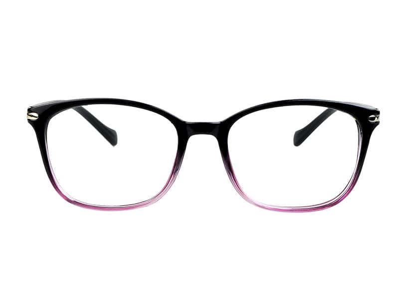 VisionGlobal Blue Light Blocking Glasses for Women/Men, Anti Eyestrain, Computer Reading, TV Glasses, Stylish Square Frame, Anti Glare(Black,+1.25 Magnification)