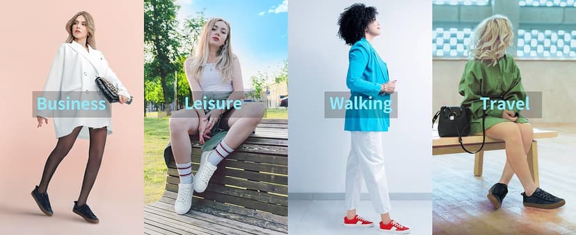 Obtaom Women Tennis Fashion Shoes Casual PU Leather Sneakers Comfortable Court Sneakers