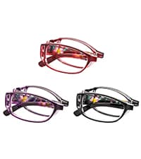 VisionGlobal Blue Light Blocking Glasses for Women/Men, Anti Eyestrain, Computer Reading, TV Glasses, Stylish Square Frame, Anti Glare(Black,+1.25 Magnification)