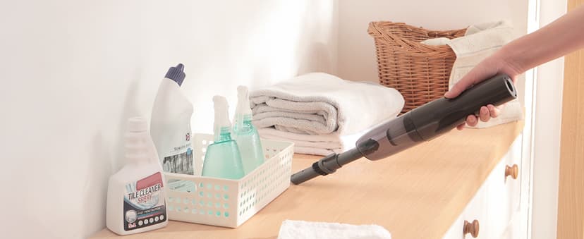 Brigii Crevice Vacuum, Cordless Mini Vacuum, 2 in 1 Handheld Vacuum & Air Duster, Lightweight 0.88lbs, USB-C Rechargeable-M5