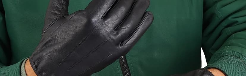 M&H Since 1978 Driving Gloves for Men - Mens Leather Car Gloves