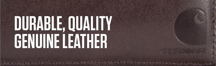 Carhartt Men's Durable Oil Tan Leather Wallets, Available in Multiple Styles