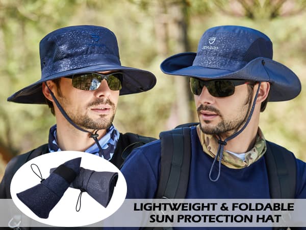 Sireck Fishing Hat, UPF50+ Wide Brim Sun Hat for Men Women, UV Protection Hiking Beach Bucket Hats Summer Safari Hat