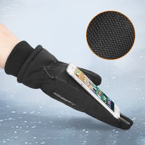 anqier Winter Gloves -30℉ Waterproof Windproof Thermal Touchscreen Gloves for Ski Hiking Running Men and Women