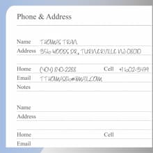 2026 Planner - Weekly and Monthly Planner, Jan 2026 - Dec 2026, Holidays, Contacts and Notes Pages, Vegan Leather Cover, Elastic Closure, 5.5”x8.25”, Grey