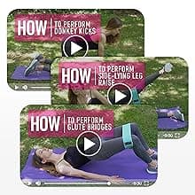 Resistance Bands for Working Out with Workout Bands Guide. 4 Booty Bands for Women Men Fabric Elastic Bands for Exercise Bands Resistance Bands for Legs Bands for Working Out Hip Thigh Glute Bands Set