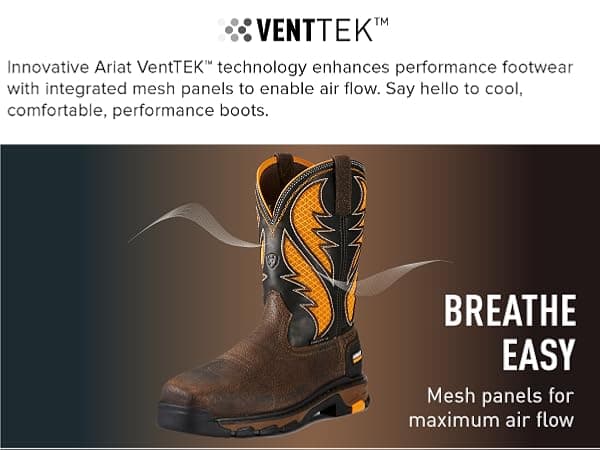 Ariat Men's Groundbreaker Wide Square Toe Steel Toe Work Boot