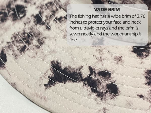 Sireck Fishing Hat, UPF50+ Wide Brim Sun Hat for Men Women, UV Protection Hiking Beach Bucket Hats Summer Safari Hat