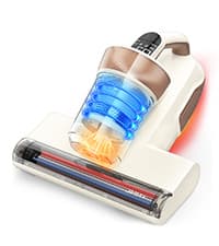 Jimmy Mattress Vacuum Cleaner, Bed Vacuum with UV & Ultrasound, High Heating, Smart Dust Sensor, 15Kpa Powerful Suction, Lightweight, Deep Clean Dust and Pet Hair in One Go(BX6 Lite, Corded)