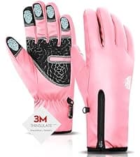 Bruvoalon Winter Gloves for Women & Men, 3M Thermal Insulation, Lycra Fabric, Touchscreen, Anti-Slip