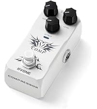 RVONE High Gain Distortion Pedal for Electric Guitar, Aluminum Guitar Pedal, Analog Guitar Effects Pedal for Compact Stage & Studio Pedal, True Bypass
