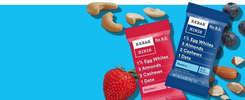 RXBAR Protein Bars, Protein Snack, Snack Bars, Variety Pack, 18.3oz Box (10 Count)