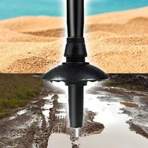 Aihoye Hiking Trekking Poles, 2 Pack Collapsible, Lightweight, Anti Shock, Walking Sticks, Adjustable Hiking Pole for Men and Women