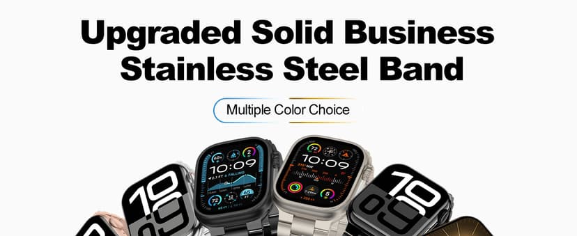 iiteeology Lightweight Stainless Steel Band Designed for Apple Watch Series 1-11, 42mm, 41mm, 40mm, 38mm, SE2&SE3, Replacement iWatch Bands for Women, Rose Gold