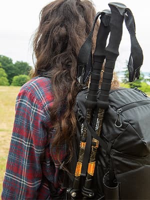 Cascade Mountain Tech Lightweight Aircraft-Grade Aluminum Trekking Poles with Extended Down Grip Plus Tip Kit